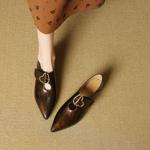 Exquisite Handcrafted Leather Women's Shoes: Luxury, Quality, and Elegance(EcqiH-7263)