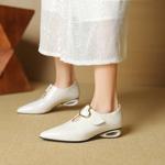 Exquisite Handcrafted Leather Women's Shoes: Luxury, Quality, and Elegance(EcqiH-7263)