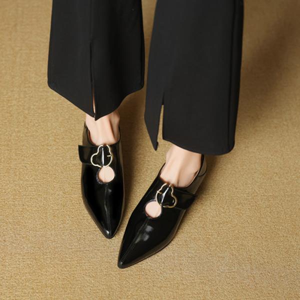 Exquisite Handcrafted Leather Women's Shoes: Luxury, Quality, and Elegance(EcqiH-7263)