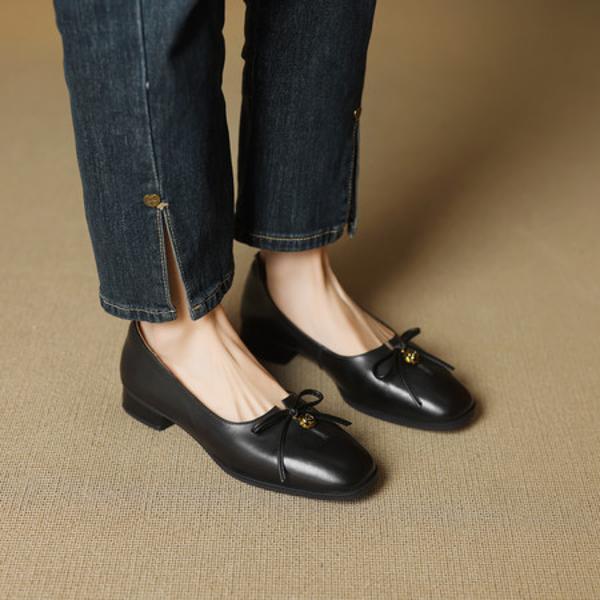 Handcrafted Luxury Leather Women's Shoes: Elegance Redefined(EcqiH-7229)