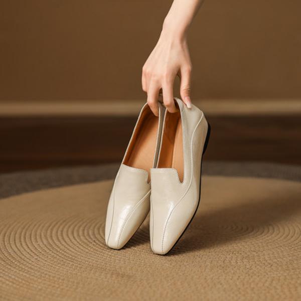 Handcrafted Genuine Leather Women's Shoes - Elegance Redefined(EcqiHL-7012)