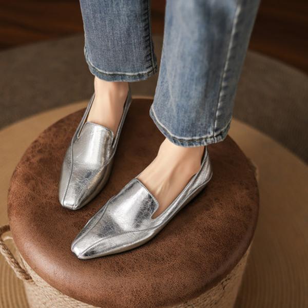 Handcrafted Genuine Leather Women's Shoes - Elegance Redefined(EcqiHL-7012)