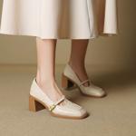 Elegant Handcrafted Leather Women's Shoes: Luxury Redefined(EcqiH-7265)
