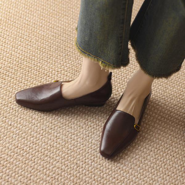 Handcrafted Luxury Leather Women’s Shoes(EcqiHL-7016)