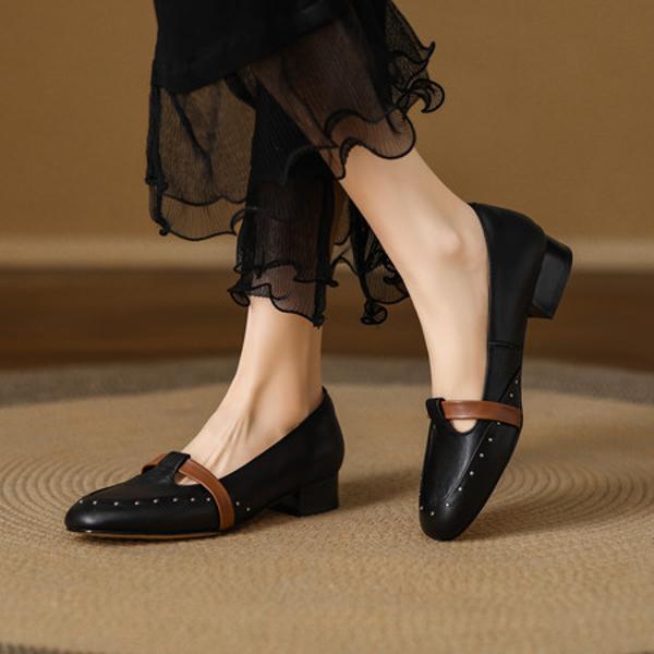 Handcrafted Luxury Leather Women's Shoes: Elegance in Every Detail.(EcqiHY-7060)