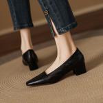 Luxury Handcrafted Leather Women's Shoes - Timeless Elegance(EcqiHY-7062)