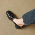 Luxury Handcrafted Genuine Leather Women's Shoes with Exquisite Craftsmanship(EcqiHL-7253)