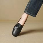 Luxury Handcrafted Genuine Leather Women's Shoes with Exquisite Craftsmanship(EcqiHL-7253)