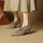 Exquisite Handcrafted Leather Shoes for Elegant Women(EcqiHL-7165)