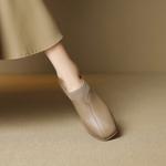 Handcrafted Genuine Leather Women's Shoes: Elegant, Luxurious Quality.(EcqiHL-7200)