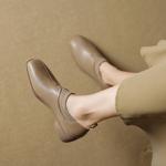 Handcrafted Genuine Leather Women's Shoes: Elegant, Luxurious Quality.(EcqiHL-7200)