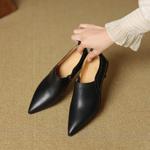 Elegant Handcrafted Leather Women’s Shoes - Luxury Craftsmanship & Quality(EcqiHL-7238-D)