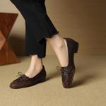 Exquisite Handcrafted Leather Women’s Shoes for Elegance(EcqiH-7176)