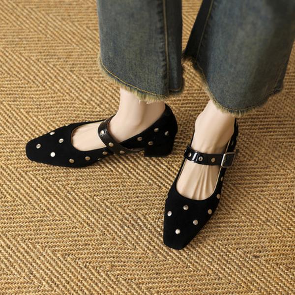 Handcrafted Genuine Leather Women's Shoes: Luxurious Elegance & Quality(EcqiHY-7058)