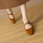 Handcrafted Genuine Leather Women's Shoes: Luxurious Elegance & Quality(EcqiHY-7058)