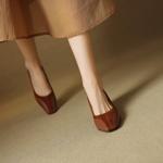 Elegant Handcrafted Leather Women's Shoes - Luxury Quality(EcqiHY-7036)