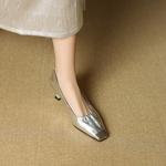 Elegant Handmade Genuine Leather Women's Shoes: Luxury Craftsmanship Awaits(EcqiHL-7225)