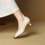 Elegant Handmade Genuine Leather Women's Shoes: Luxury Craftsmanship Awaits(EcqiHL-7225)