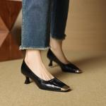 Elegant Handmade Genuine Leather Women's Shoes: Luxury Craftsmanship Awaits(EcqiHL-7225)