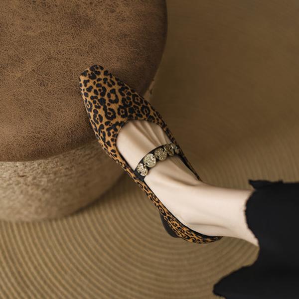 Handcrafted Leather Women's Shoes: Exquisite Quality Meets Timeless Elegance(EcqiH-7088)