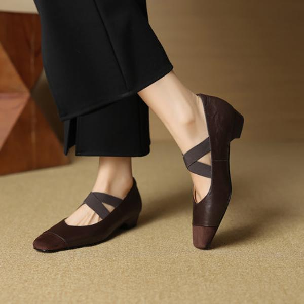 Exquisite Handcrafted Leather Women's Shoes: An Elegance of Luxury and Craftsmanship(EcqiHL-7198)