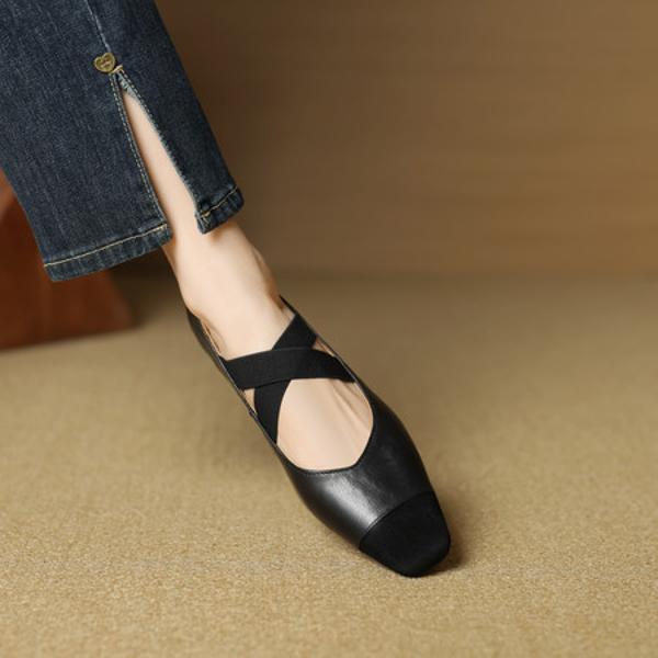 Exquisite Handcrafted Leather Women's Shoes: An Elegance of Luxury and Craftsmanship(EcqiHL-7198)