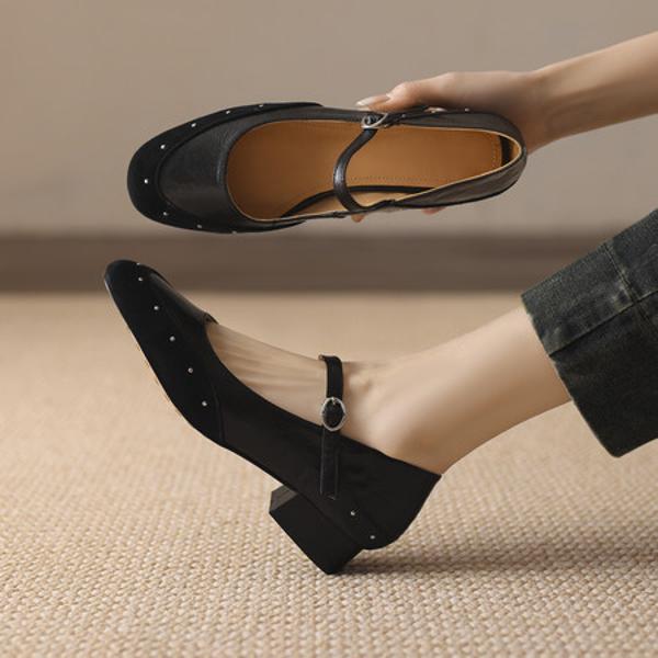 Handcrafted Leather Women's Shoes: Exquisite Craftsmanship for Elegant Luxury(EcqiHY-7065)