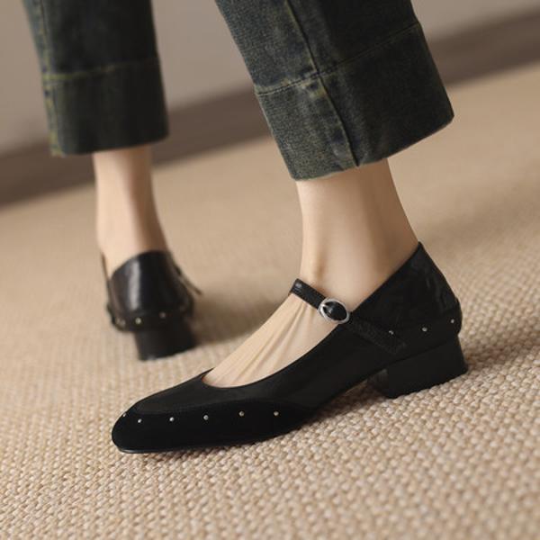 Handcrafted Leather Women's Shoes: Exquisite Craftsmanship for Elegant Luxury(EcqiHY-7065)