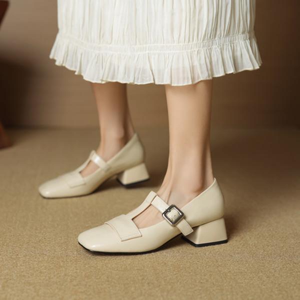 Elegant Handcrafted Leather Women's Shoes - High Quality Craftsmanship and Luxury(EcqiHL-7020)