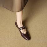 Elegant Handmade Leather Women's Shoes: Luxury, Quality Craftsmanship(EcqiHL-7003)