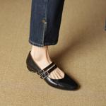 Elegant Handmade Leather Women's Shoes: Luxury, Quality Craftsmanship(EcqiHL-7003)