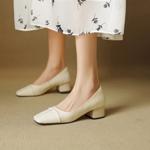 Handcrafted Luxury Genuine Leather Women's Shoes - Elegant Craftsmanship(EcqiHY-7032)