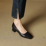 Handcrafted Luxury Genuine Leather Women's Shoes - Elegant Craftsmanship(EcqiHY-7032)