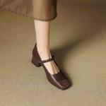 Exquisite Handmade Leather Women's Shoes: Luxurious Craftsmanship and Timeless Elegance(EcqiHL-7022)