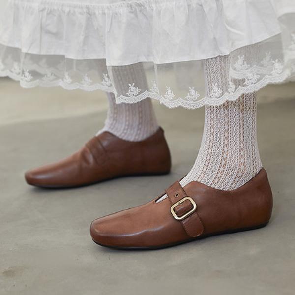 Exquisite Handcrafted Leather Women's Shoes: Luxury Meets Elegance(EcqiHJ-7152)