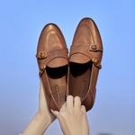 Handcrafted Leather Women's Shoes: Luxurious Elegance(EcqiHJ-7138)