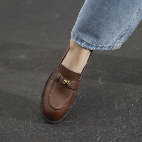 Luxury Handcrafted Leather Women's Shoes: Elegance in Every Stitch(EcqiHJ-7102)