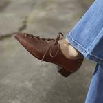 Handcrafted Luxury Leather Women’s Shoes: Elegance in Every Stitch(EcqiHJ-7216)