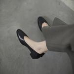 Elegant Handcrafted Genuine Leather Women's Shoes(EcqiHJ-7113)