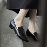 Handcrafted Luxury Leather Women's Shoes with Elegant Craftsmanship(EcqiHJ-7116)