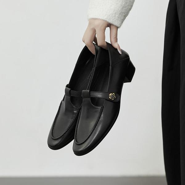 Handcrafted Luxury Leather Women's Shoes: Exquisite Elegance(EcqiHJ-7158)