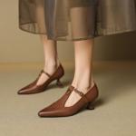 Elegant Handcrafted Leather Women’s Shoes for Luxe Style(EcqiH-7276)