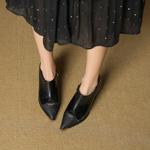 Luxurious Handcrafted Leather Women's Shoes with Exquisite Craftsmanship(EcqiH-7286)