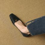 Handcrafted Luxury Leather Women's Shoes - Elegant Quality(EcqiH-7278)