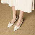 Handcrafted Genuine Leather Women’s Shoes: Timeless Elegance & Luxury Craftsmanship(EcqiHL-7295)