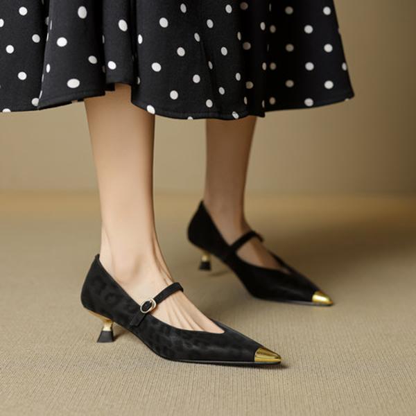 Handcrafted Luxury Leather Women's Shoes: Elegance Redefined(EcqiHL-7292)