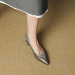 Luxury Handcrafted Leather Women's Shoes: Elegant Craftsmanship(EcqiHL-7296)