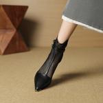 Exquisite Handcrafted Leather Shoes for Elegant Women(EcqiH-7306)