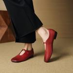 Elegant Handmade Leather Women's Shoes - Crafted for Luxury and Quality(EcqiH-7300)