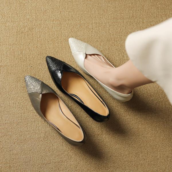 Exquisite Handcrafted Leather Women's Shoes: Luxury and Elegance(EcqiH-7295)